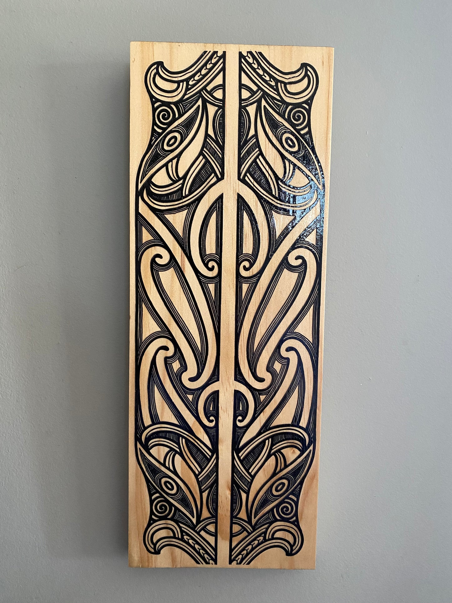 Maori Design Black - Rectangle
