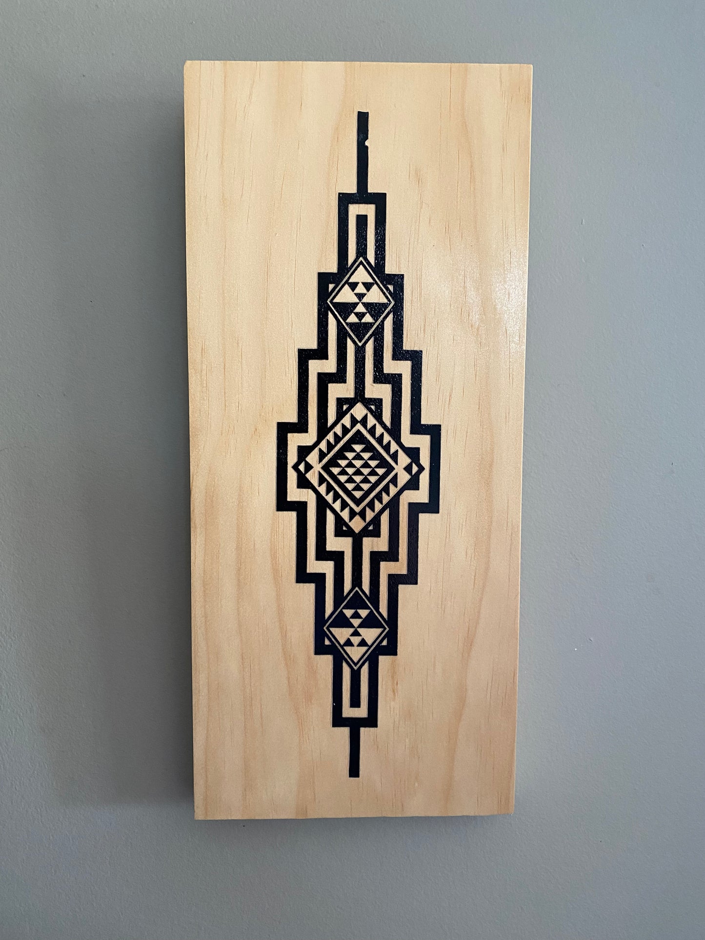 Black Geometric Design - Rectangle