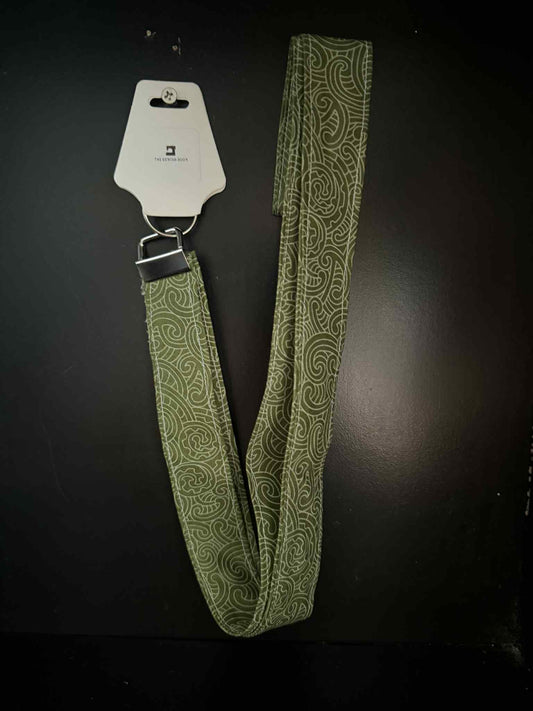 Green Koru Lanyard
