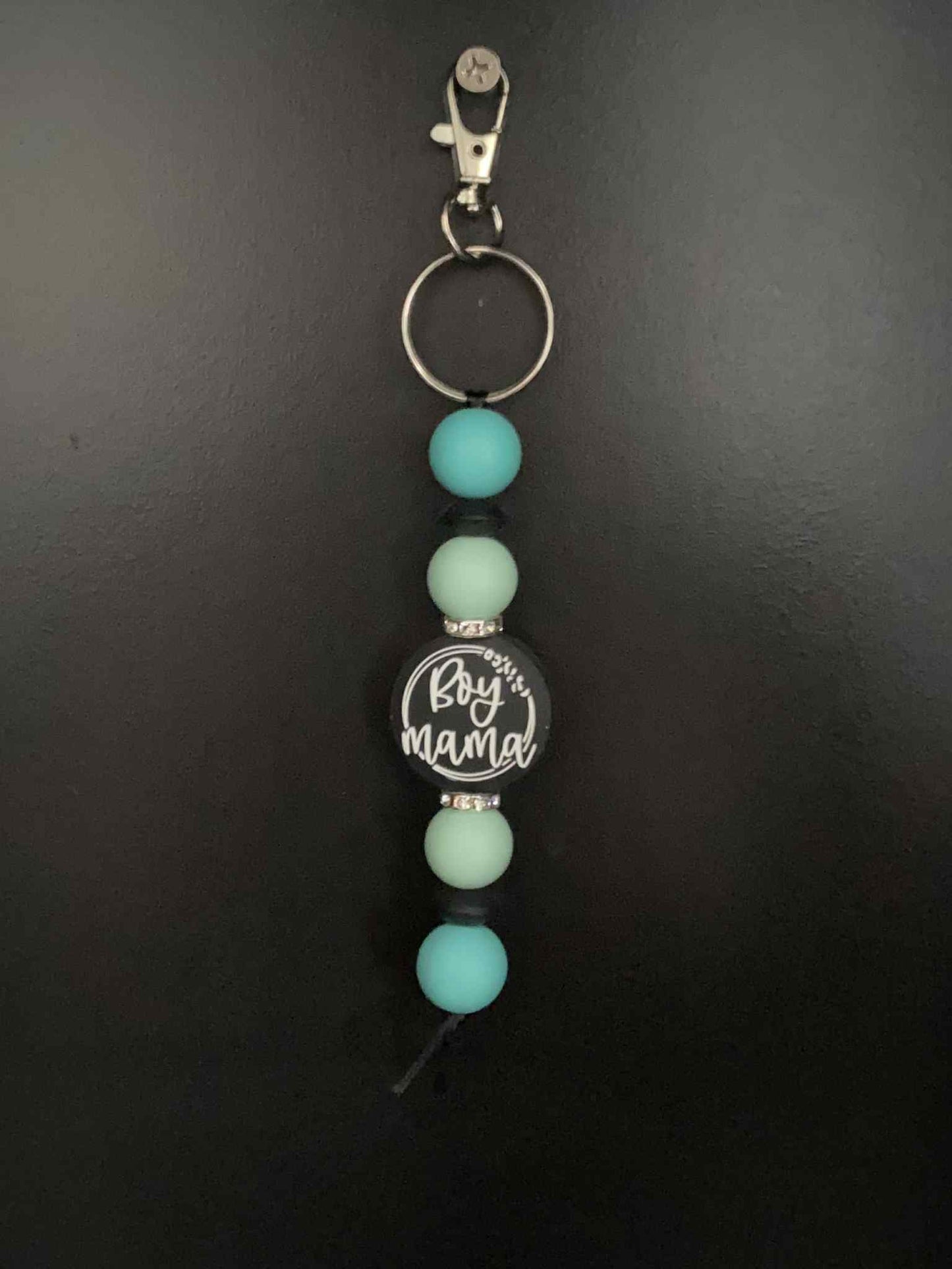 Boy Mama Keyring - Green