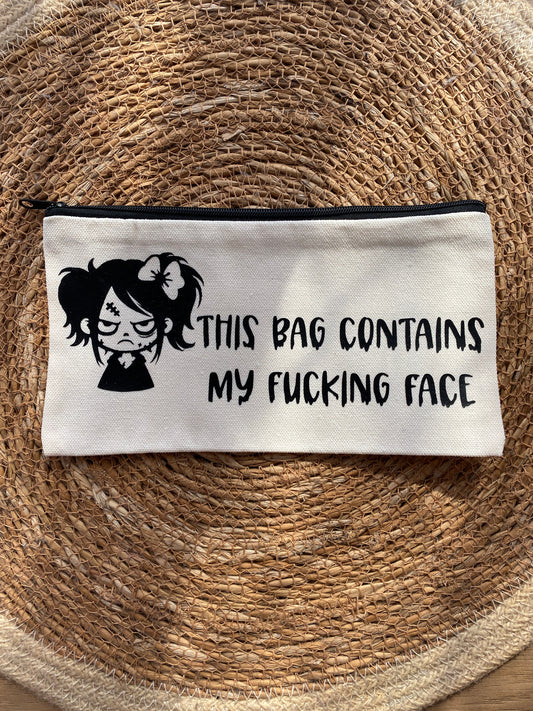 This Bag Contains My F***ing Face - Medium