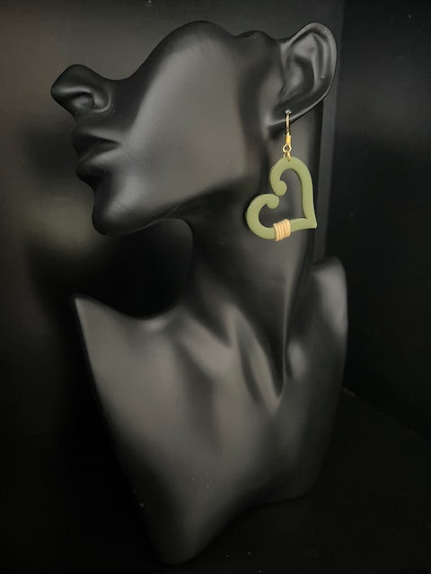 Heart Koru Earrings