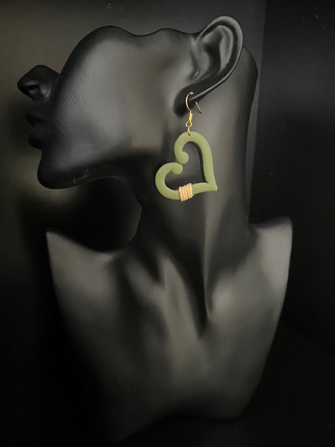 Heart Koru Earrings