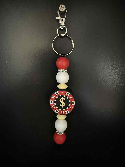 #2 Poker Chip Keyring