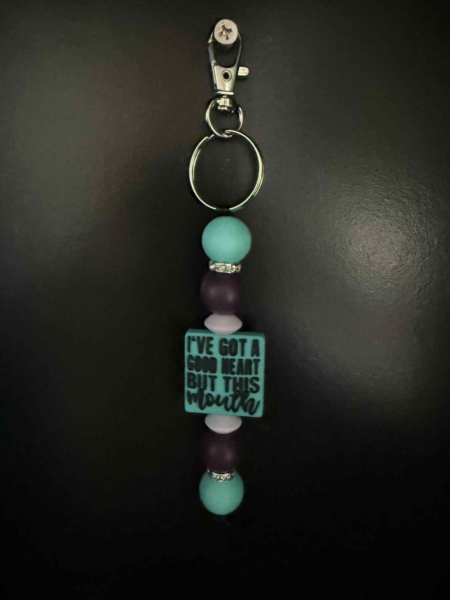 #16 I've Got A Good Heart But This Mouth Keyring