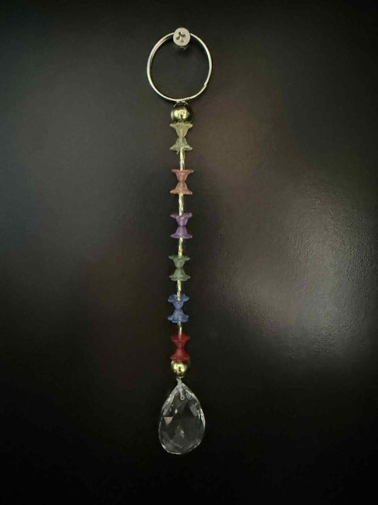 #3 Rainbow Flower Mini Suncatcher/Car Charm