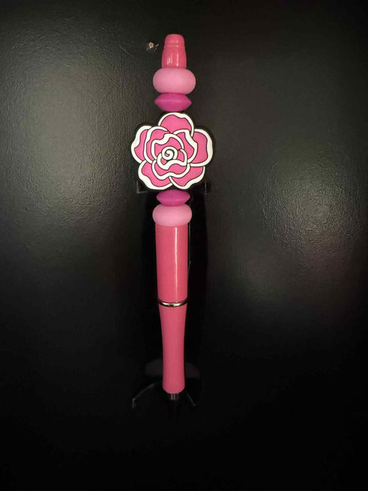 #21 Pink Flower Pink Pen