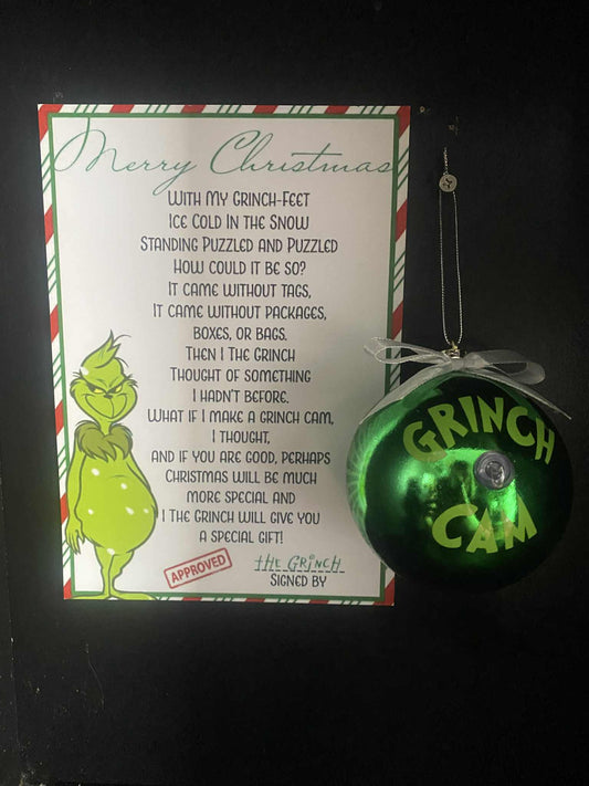 Grinch Cam + Letter