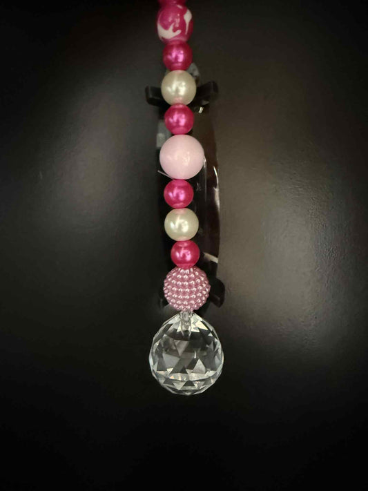 #3 Pink & White Suncatcher