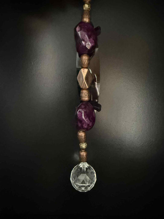 #4 Purple & Rose Gold Suncatcher