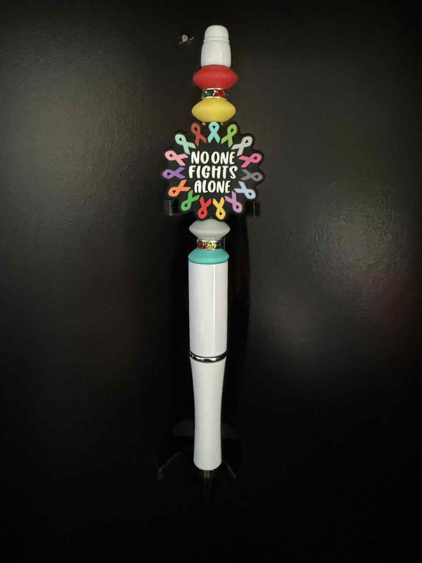 #5 No One Fights Alone White Pen