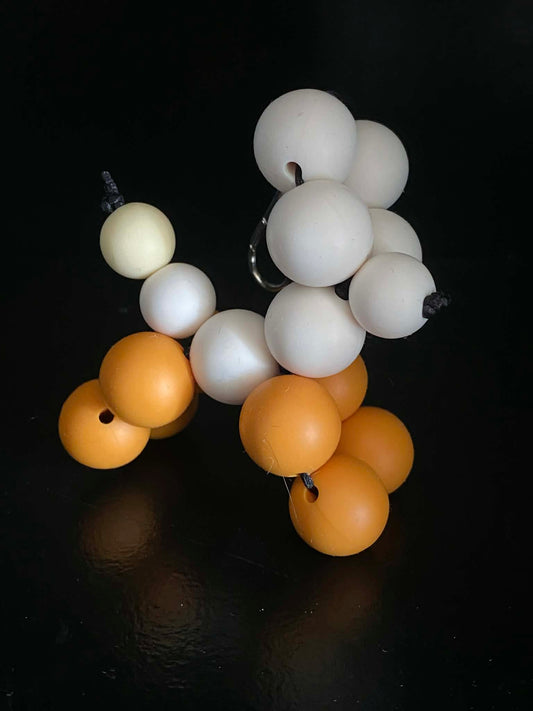 Orange Balloon Dog Keyring