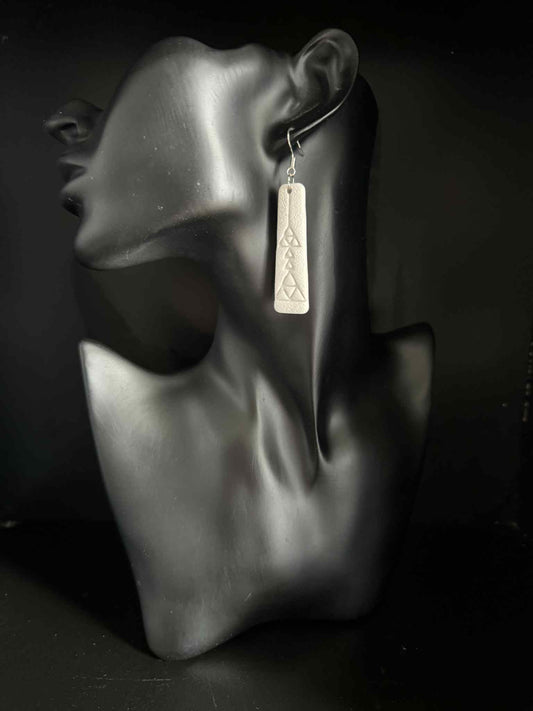 Line Tukutuku Trap Earrings