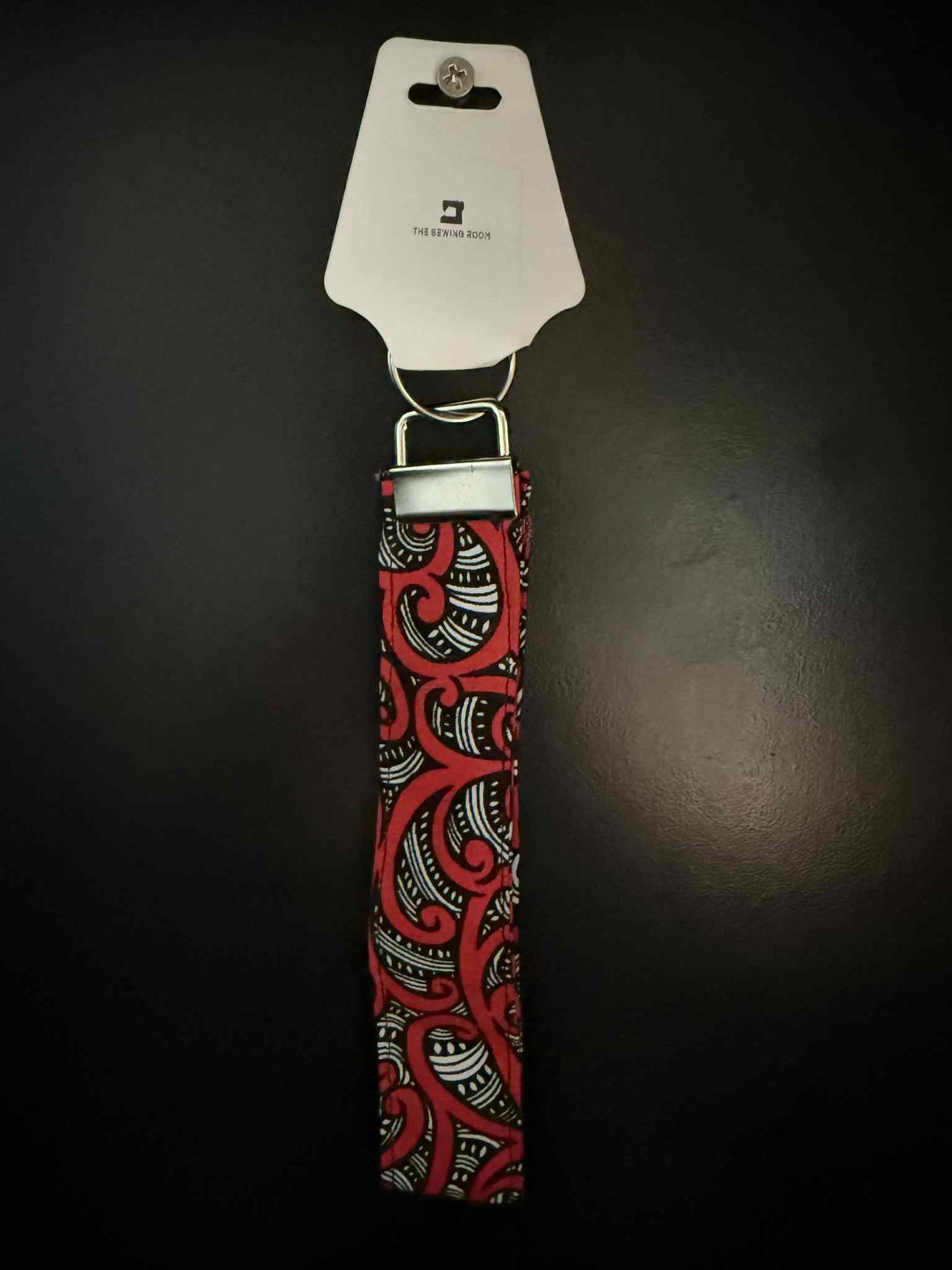 Red, White & Black Koru Wristlet
